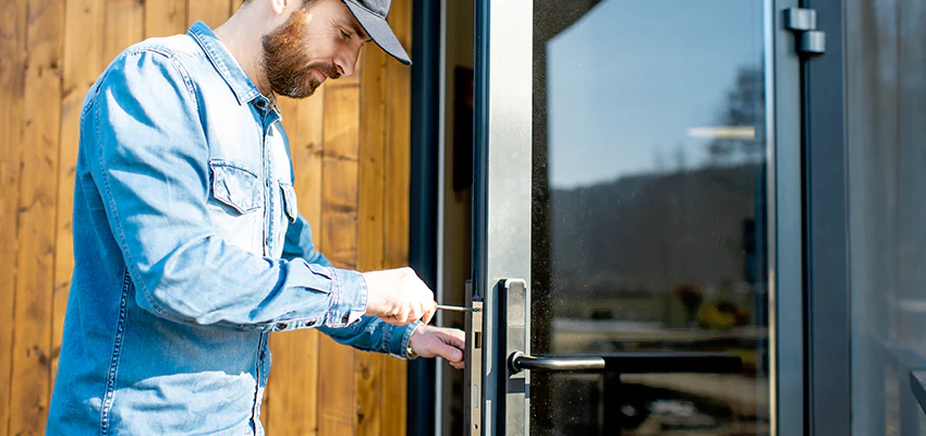 Frameless Glass Storefront Door Locks Replacement in San Carlos, CA